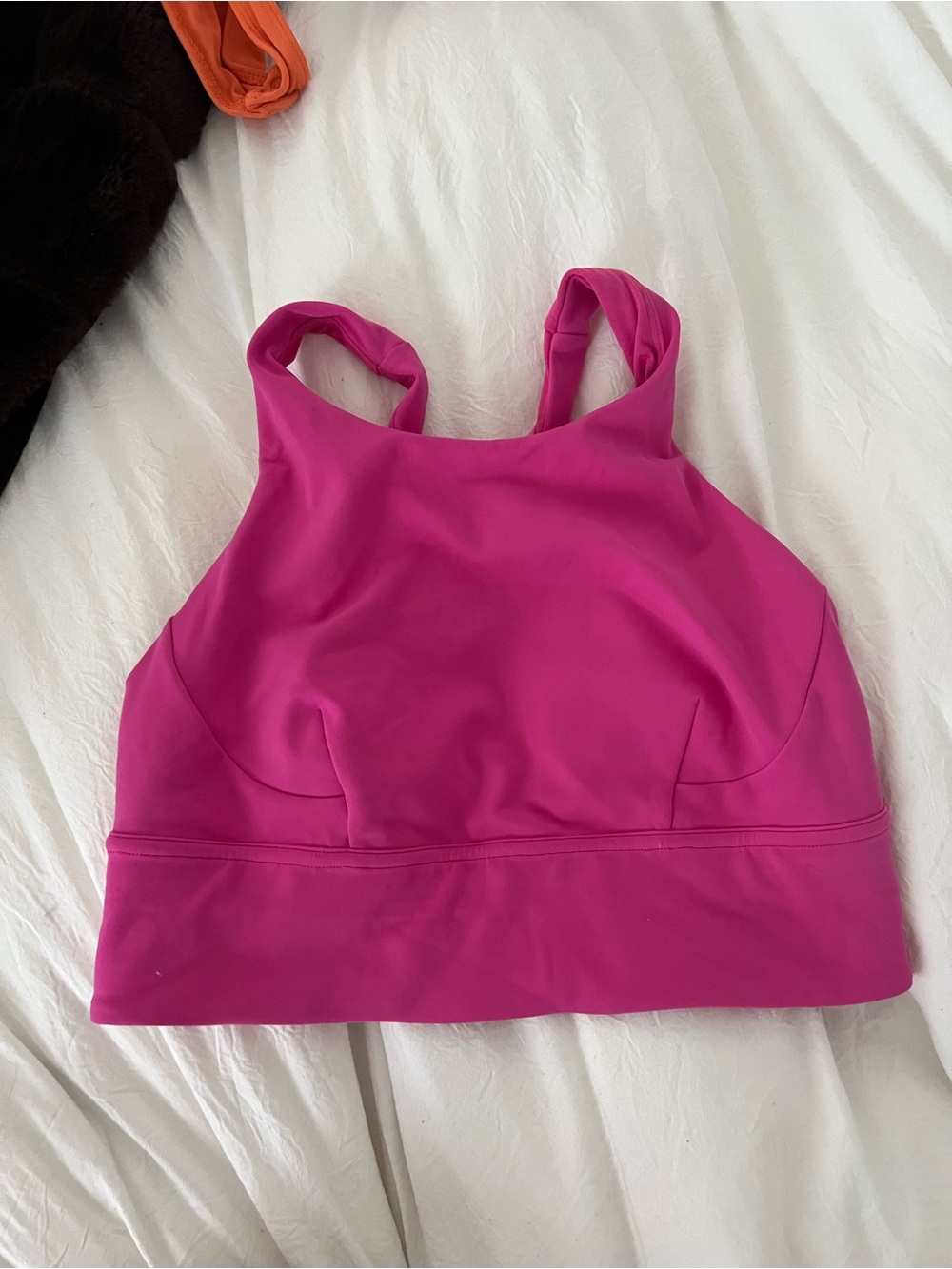 lululemon athletica Hot Pink High-Neck Sports Bralette